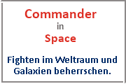 Online Spiele Hamburg-Elmsbüttel - Sci-Fi - Commander in Space